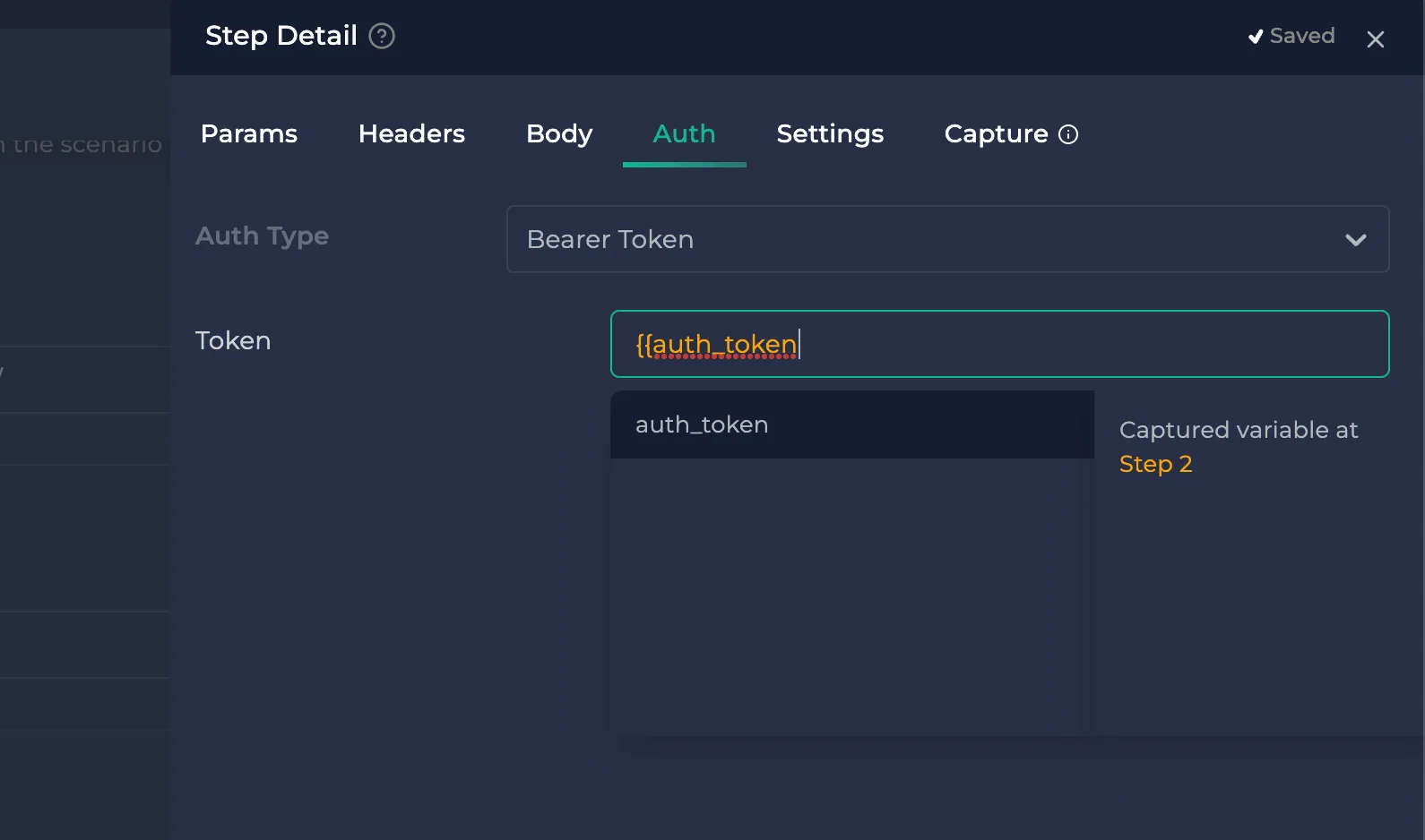 Captured variable usage on auth part